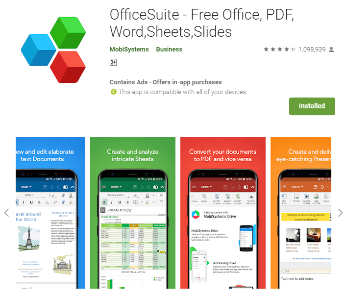OfficeSuite for android
