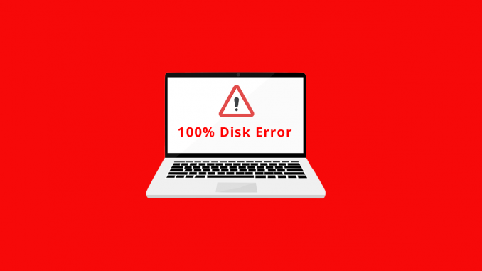 How to Solve 100% Disk Usage in a New Laptop