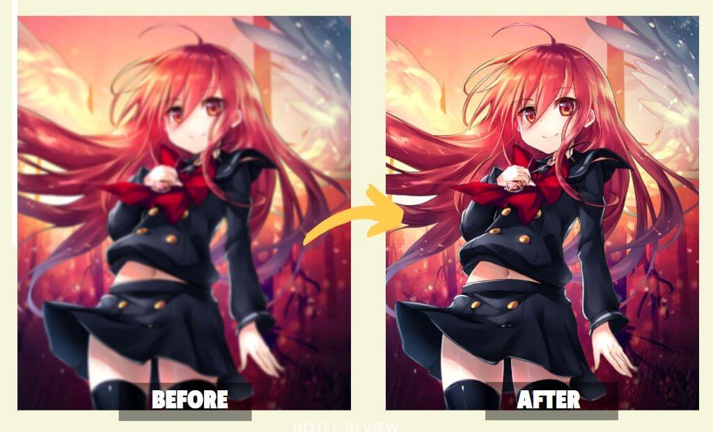 how to upscale anime image