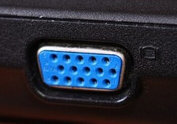 Laptop VGA port