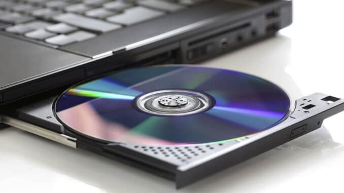 Laptop does not have a cd drive