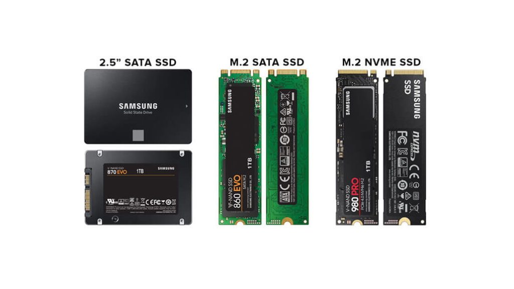 tvilling lindring Pasture NVMe PCIe vs. M.2 vs. SATA SSD - What are the Differences? | Technize
