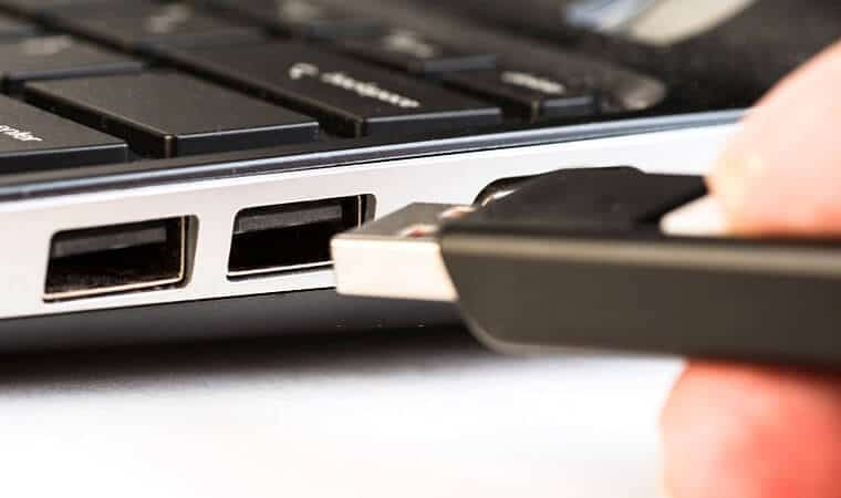 USB laptop ports