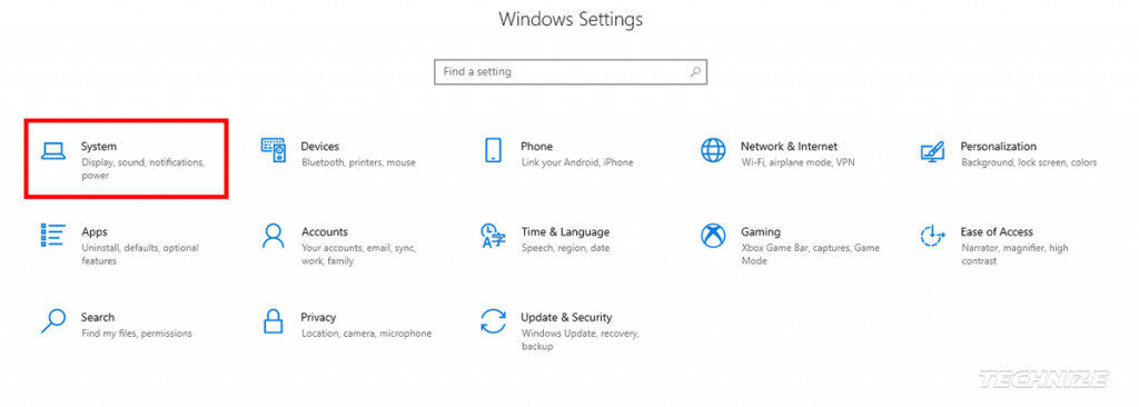 Windows-system-setting