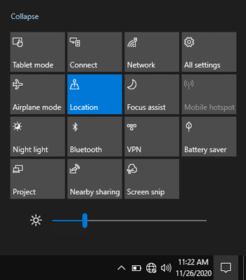 Windows taskbar notifications