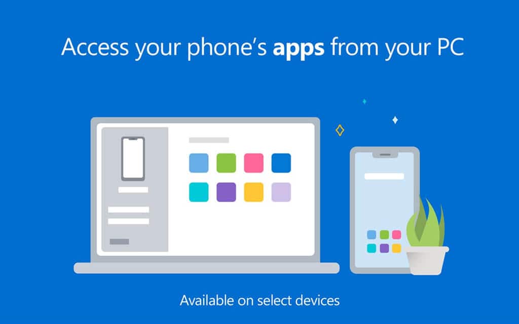 Your phone app to access apps and files